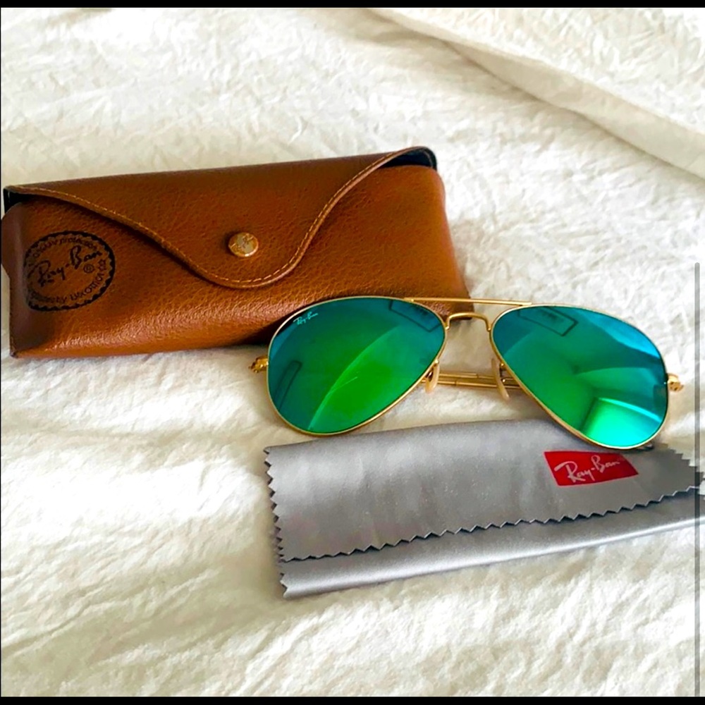 Ray ban Mirrored Aviator Sunglasses (UNISEX)